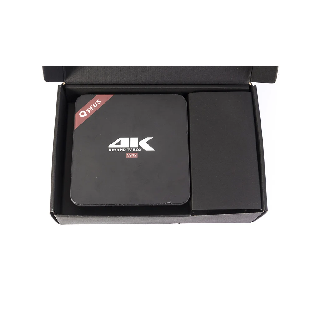 Оригинальный Qplus TV Box 3 Гб RAM 32 ROM 2 4G/5G Dual wifi Amlogic S912 Octa core Android 7 1 4K HD Smart Media Player|smart tv box|tv