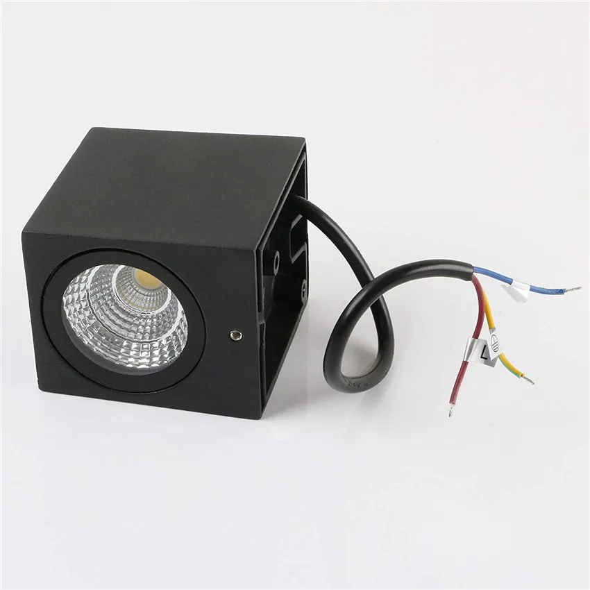 Cube COB LED Наружное/Внутреннее освещение Настенный светильник Современный IP65
