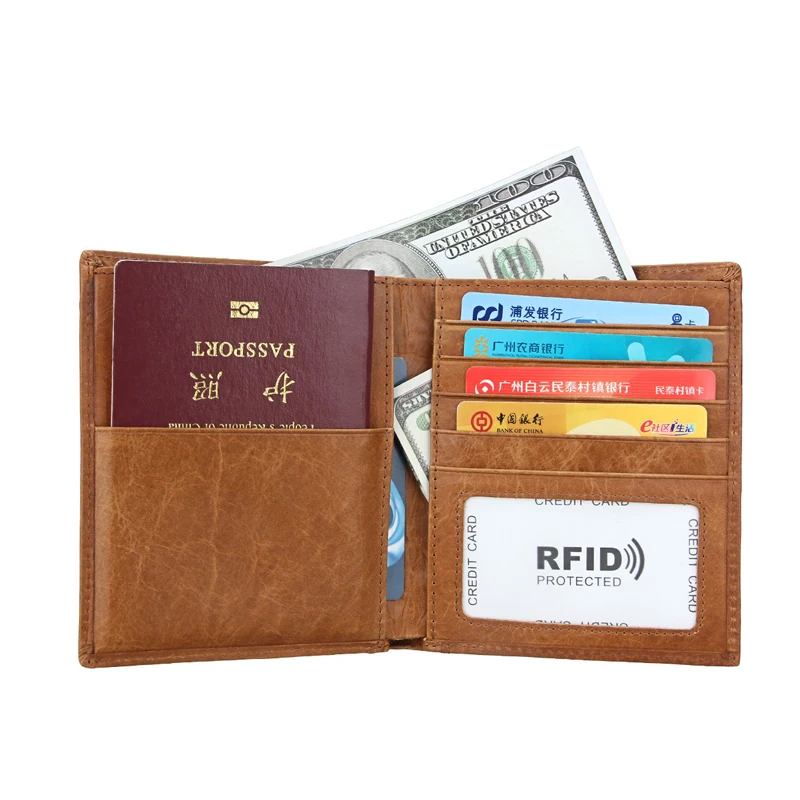 CICICUFF RFID анти-сканирующий чехол для карт из натуральной кожи, Обложка для паспорта/водительских прав/сертификата, держатель для файлов, кошелек