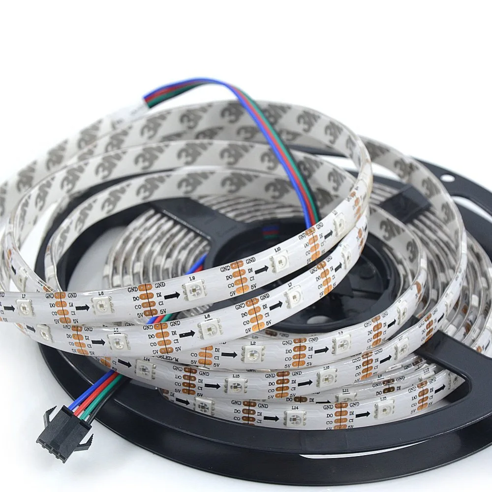Mokungit 20 м 4X5 SK9822 36 светодиодный s/M 5050 RGB индивидуально Адресуемая 180 пикселей