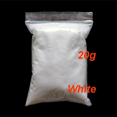 White 24 20 цветов 20 г/пакет конфеты Декоративный Лак для ногтей DIY Советы Дизайн бархат стекаются Пыль порошок Маникюр бархатный порошок - Цвет: White 24