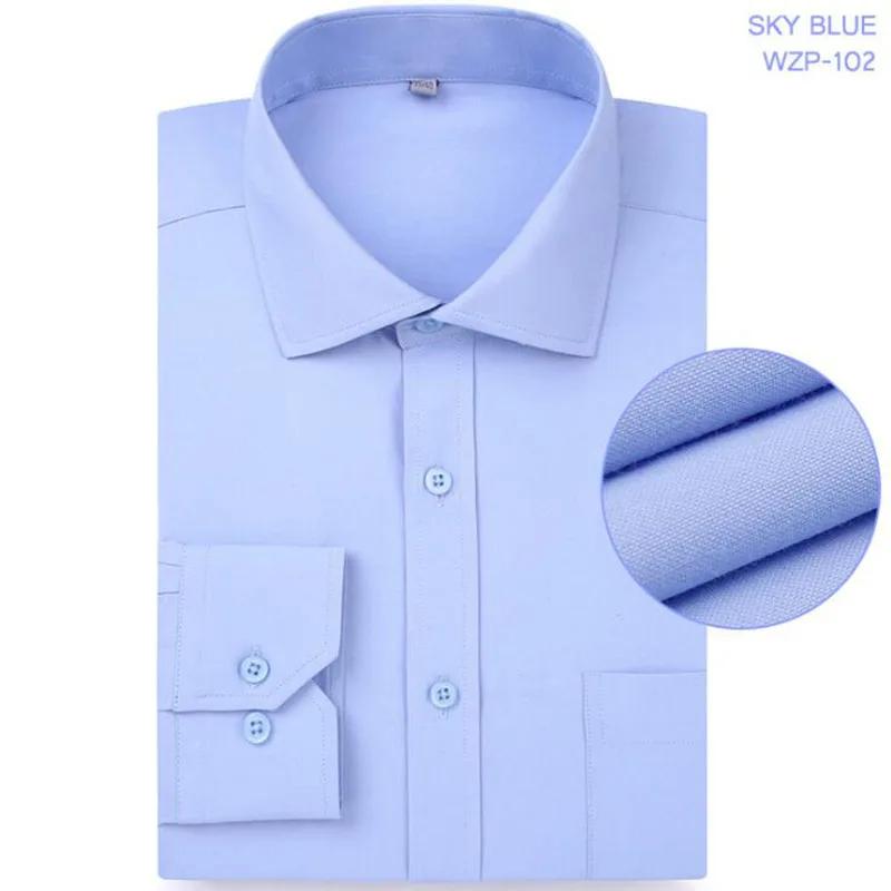 Новая приталенная Мужская рубашка с длинным рукавом 2018 брендовая модная