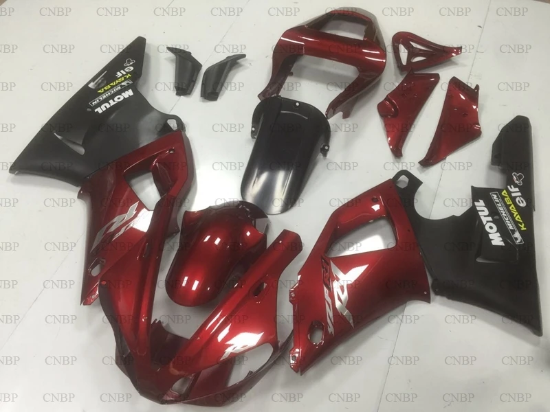 YZF R1 2000 обтекатель мотоцикла YZF1000 2001 Красный Черный Пластиковые обтекатели YZFR1 01