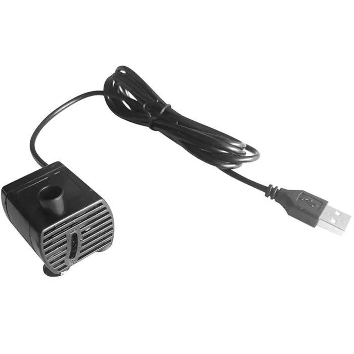 5 в USB водяной насос для аквариума с питанием от кислорода Мини Профессиональный низкий уровень шума DC скорость потока воды процессор Охлаждающий автомобильный водяной насос Горячая Распродажа