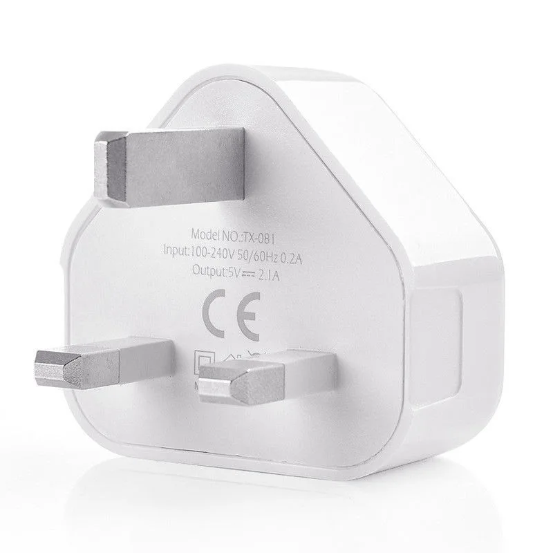 Universal 1/2/3-Port USB UK Plug 3 Pin Wall Charger Adapter with 1/2/3 Ports Travel Charging for Phone iPad | Мобильные телефоны и