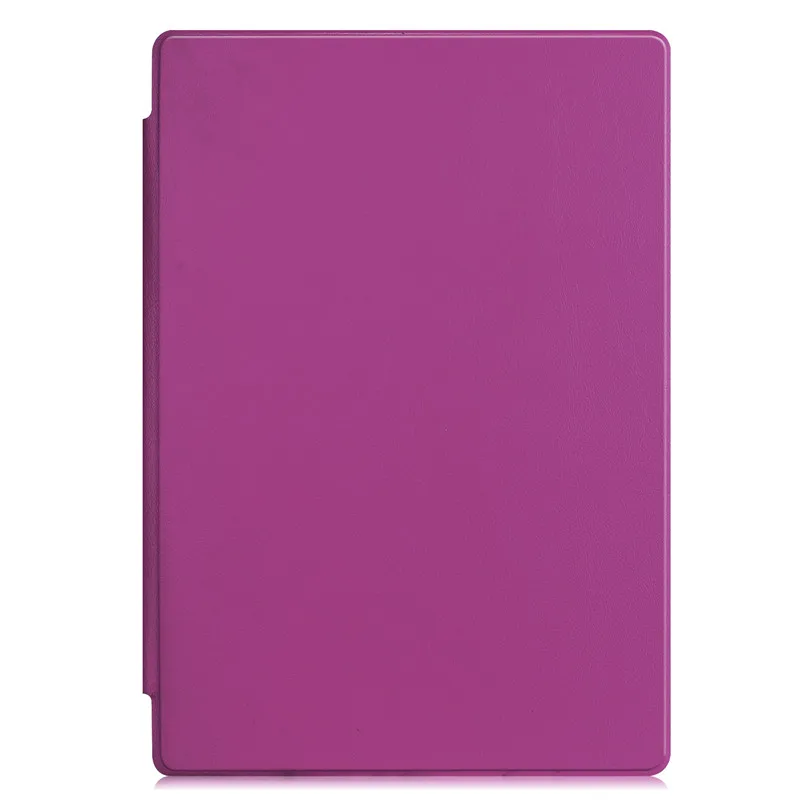 Фиолетовый Магнитный чехол Qosea из искусственной кожи для microsoft Surface Pro 6 12,3 дюймов, умный чехол-подставка для планшета, для Surface Pro 4 5 6, чехол-подставка - Цвет: Фиолетовый