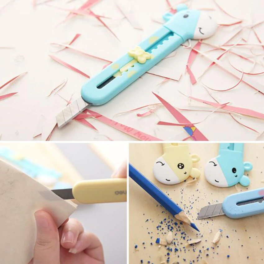 Из мультфильма Холодное сердце 1 шт. канцелярский нож в форме жирафа Бумага резак