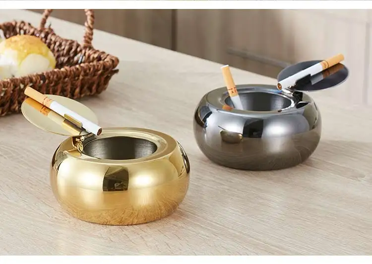 Герметичная портативная индивидуальная креативная утолщенная пепельница в