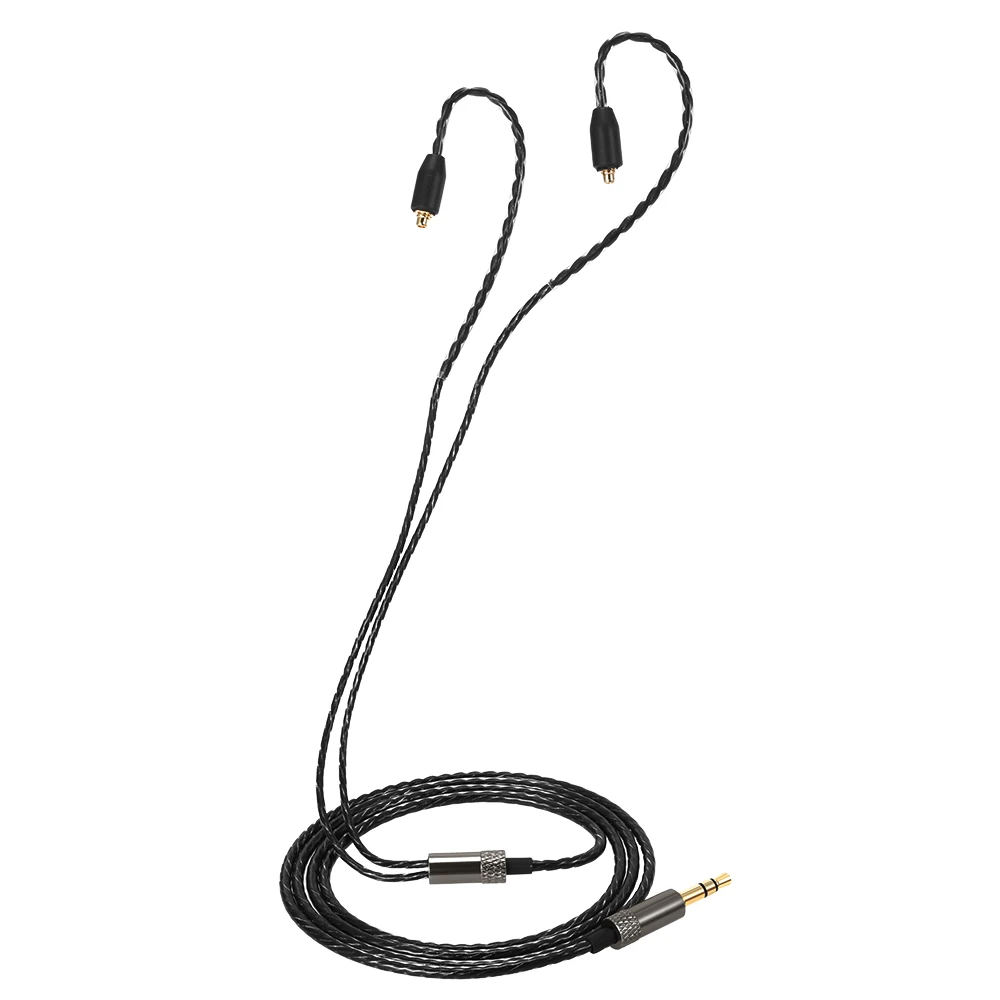 Проводной кабель для наушников 3 5 мм съемный сменный шнур MMCX коннектор Shure SE215 SE315