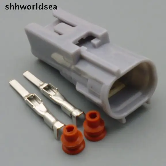 Shhworldsea 2 контакта м мужской стандарт автомобильный водонепроницаемый