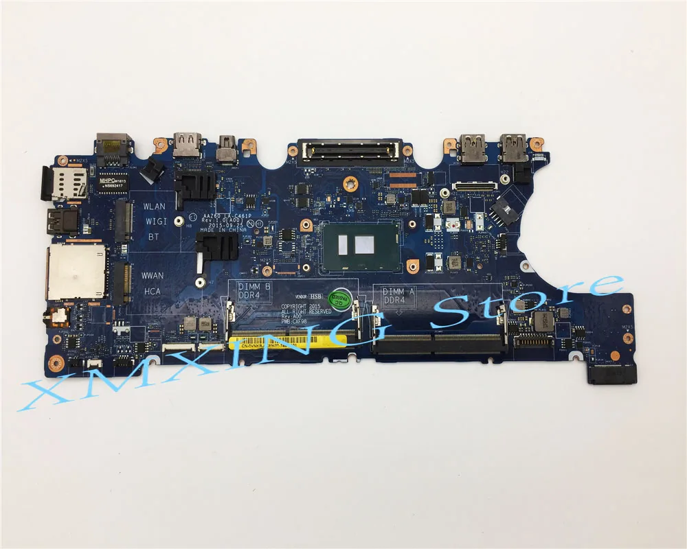 Fulcol для DELL Latitude 7470 E7470 Материнская плата ноутбука I7-6600U LA-C461P CN-0VNKRJ 0 VNKRJ протестированная работа