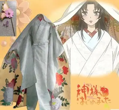 Height 154 to 165cm Аниме Kamisama Hajimemashita Momozono Nanami Muku кимоно Хэллоуин косплей костюм наряд - Цвет: Height 154 to 165cm