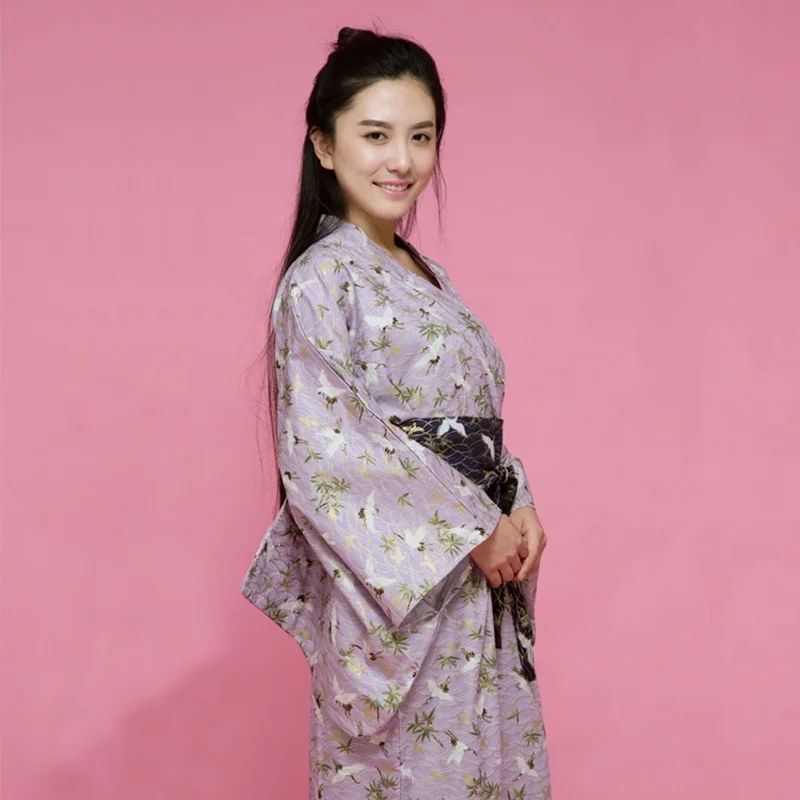 Женский юката для женщин haori Япония Гейша костюм obi национальное платье