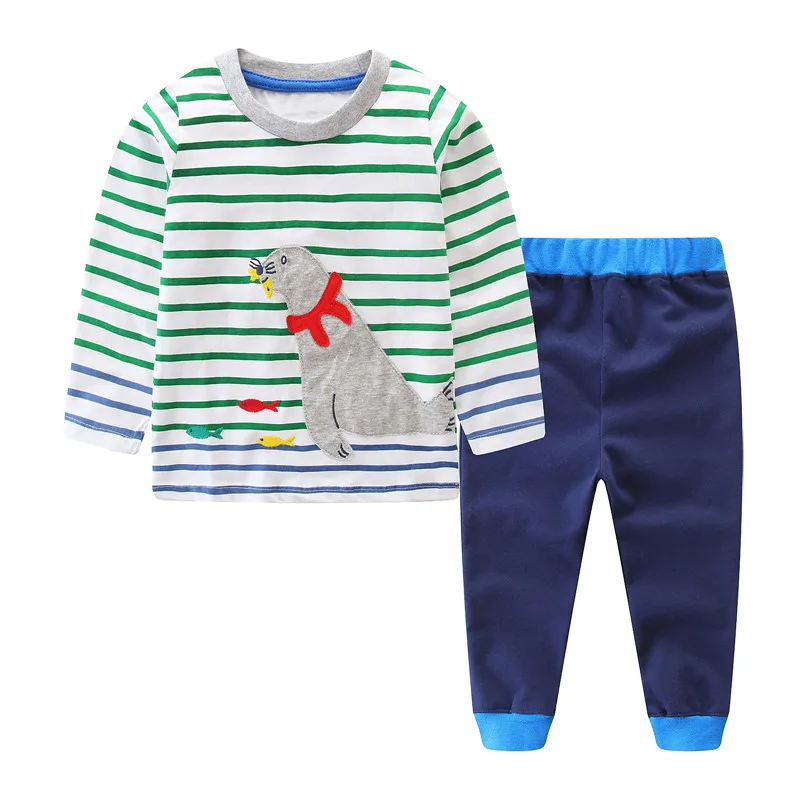 Jumping Meters/брендовые комплекты одежды для детей свитер мальчиков Комплекты из 2