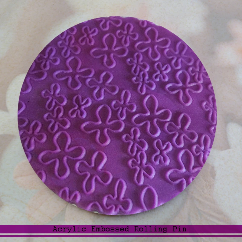 

Non-Stick Fondant Cake Roller Cake Decorating Tools Embossed Rolling Pin Kitchen Accessories
