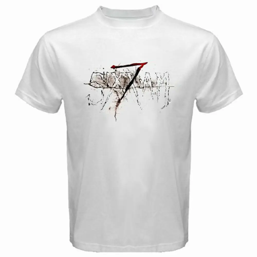 Новинка SIXX AM Nikki Sixx рок-группа мужская белая футболка Размер S M L XL 2XL 3XL мужские