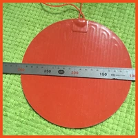 dia 200mm 200w 110v universal roundcircular silicone heater3d printersilicone heater bedoil pan heater silicone heated bed