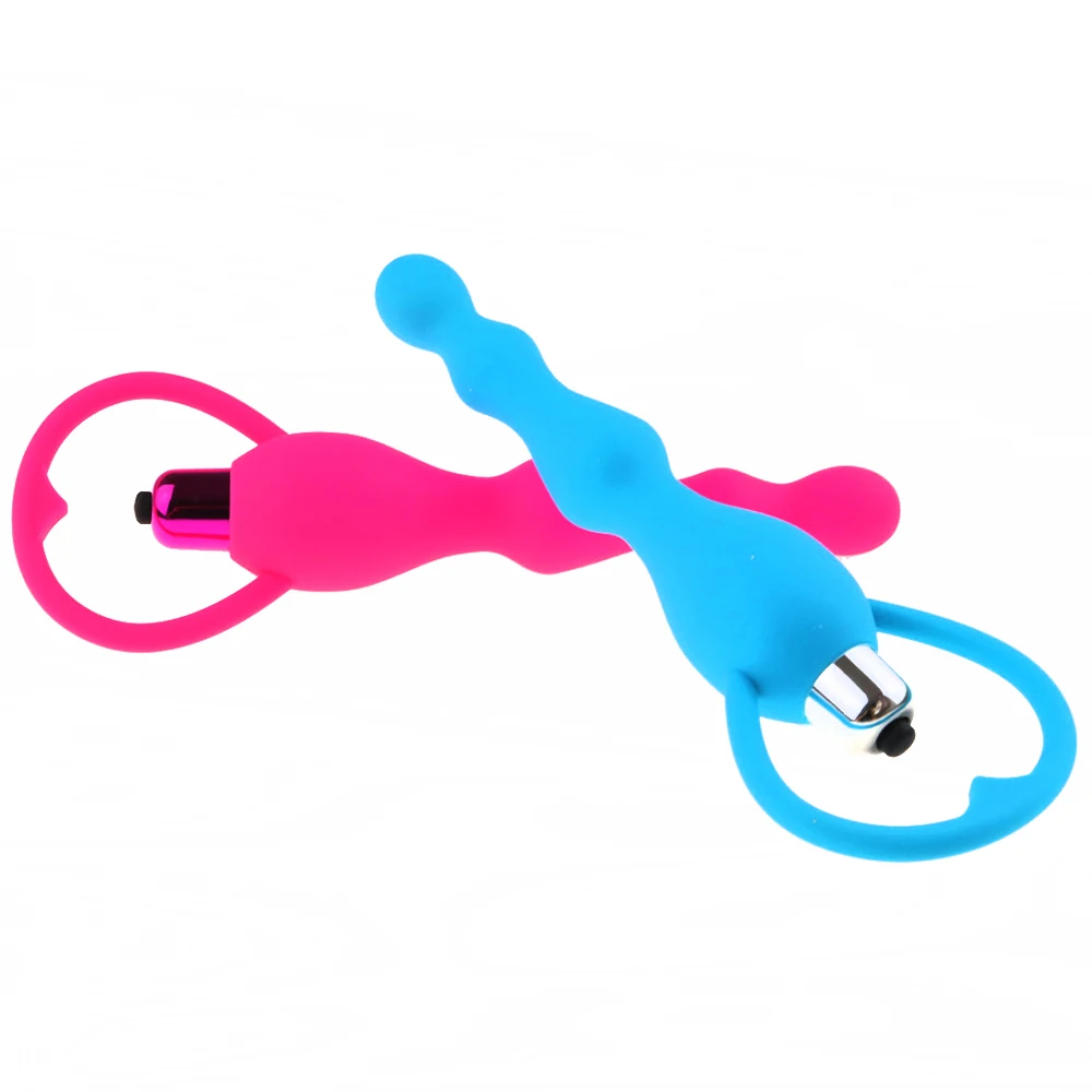 Анальные шарики для мастурбации Анальная пробка вибратор секс-игрушки женщин