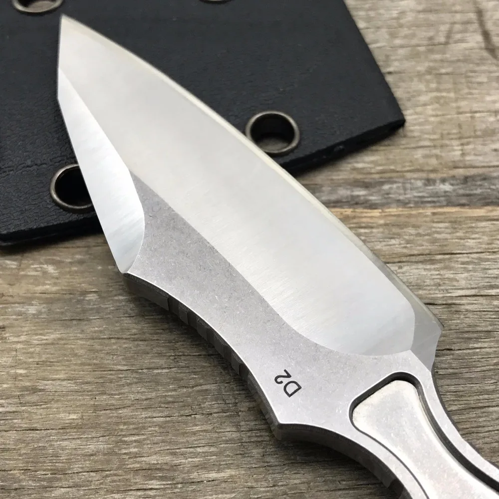 LDT GITFO охотничий нож D2 лезвие ручка с фиксированным лезвием Карманные охотничьи