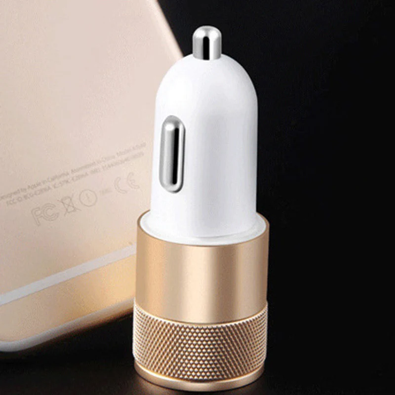 Новый смарт-переходник SOONHUA Mini с двумя портами USB для зарядки в машине 5В/2а Быстрая