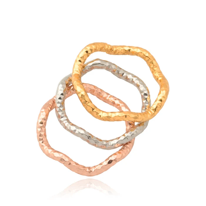 Kpop Новое модное романтическое кольцо для женщин Красивая невеста 3 цвета