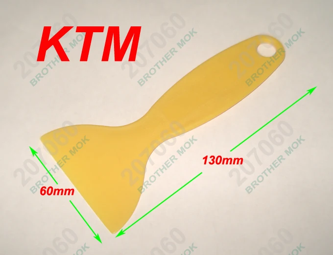 6 см желтое пластиковое лезвие для защиты экрана защитная пленка скребок лезвия