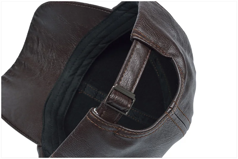[NORTHWOOD] Марка Осень Зима Кожаная Бейсболка Мужчины Женщины Gorras Planas Snapback Hat Bone Masculino PU Кожаная Шапка Дальнобойщика