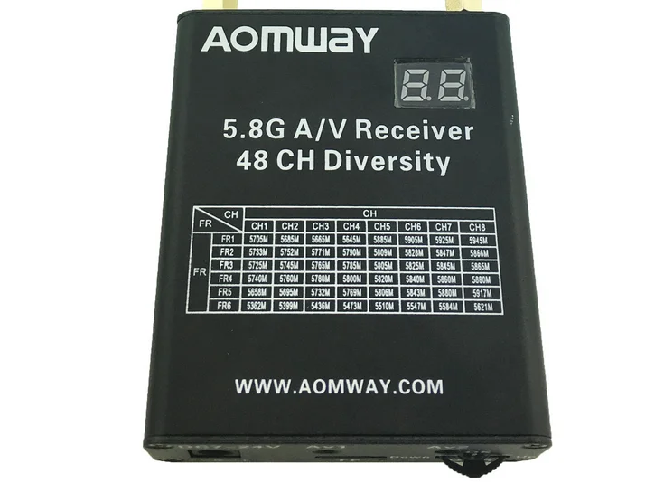 Aomway 5.8G 48CH AV Audio/Video Double Receiver DVR Recorder w/Cable for FPV Quadcopter Drone | Игрушки и хобби
