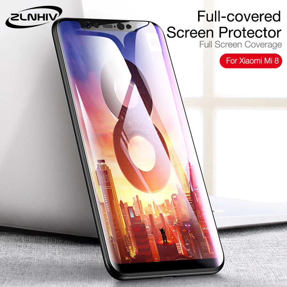 Защитное стекло zlnвич 9D для xiaomi mi 8 lite 9 se a2 pocophone f1 mix 2s 3 redmi note 6 7 pro|Защитные стёкла и