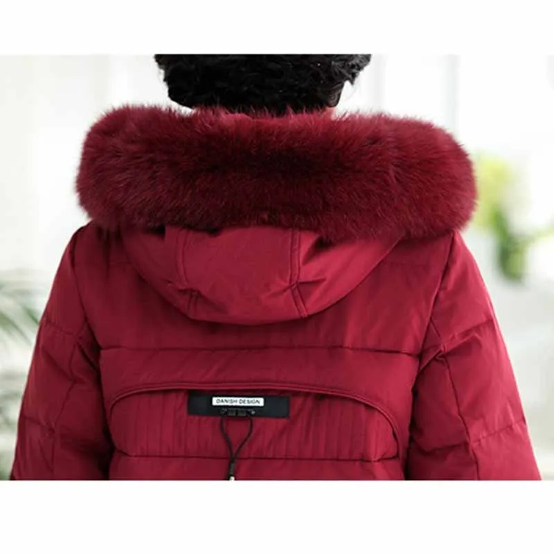Большие размеры, XL-13XL, зимние женские парки, высокое качество, пуховое хлопковое пальто, толстые теплые куртки с капюшоном, женские парки с меховым воротником, пальто G3