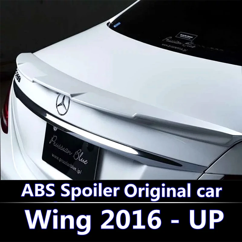 Для Mercedes-Benz W213 спойлер Высокое качество ABS Материал машинный спойлер для Mercedes-Benz E200L E300L E320L E63 спойлер-UP