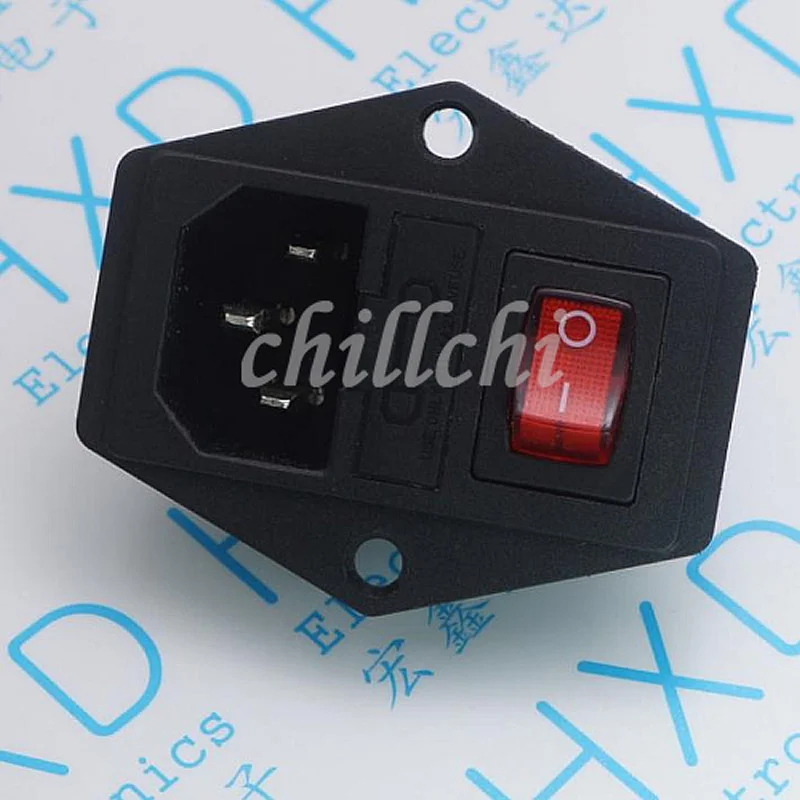 10 шт./светильник кой три розетки питания переменного тока четыре клавишных