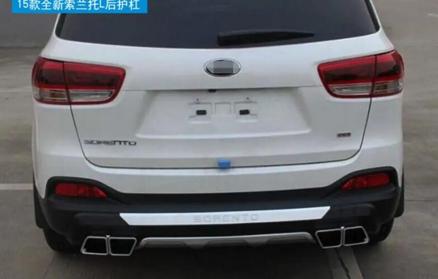 АБС пластик хром краска автомобиля спереди + задние защитные бамперы гвардии