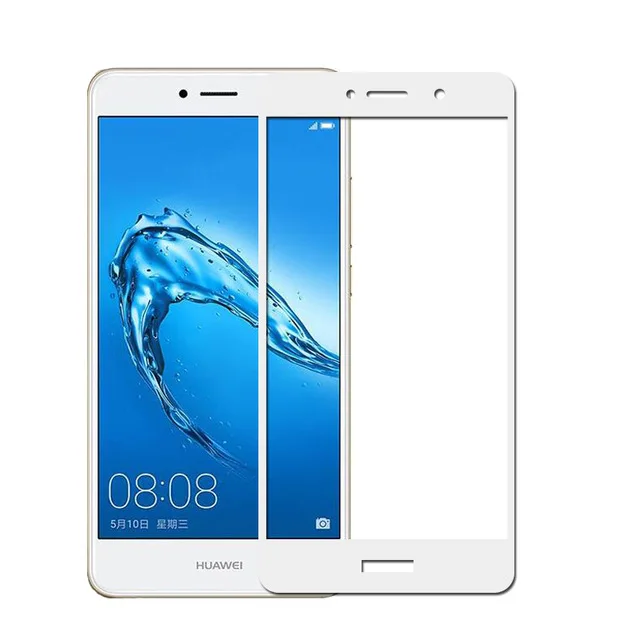 3D закаленное стекло для Huawei Y7 Полное покрытие экрана Взрывозащищенная защитная