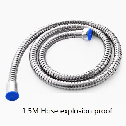 1.2m hose 3 положения, регулируемая водосберегающая душевая головка, три режима, душевая головка, повышающая давление воды, душевая головка с кнопкой управления водой - Цвет: 1.2m hose