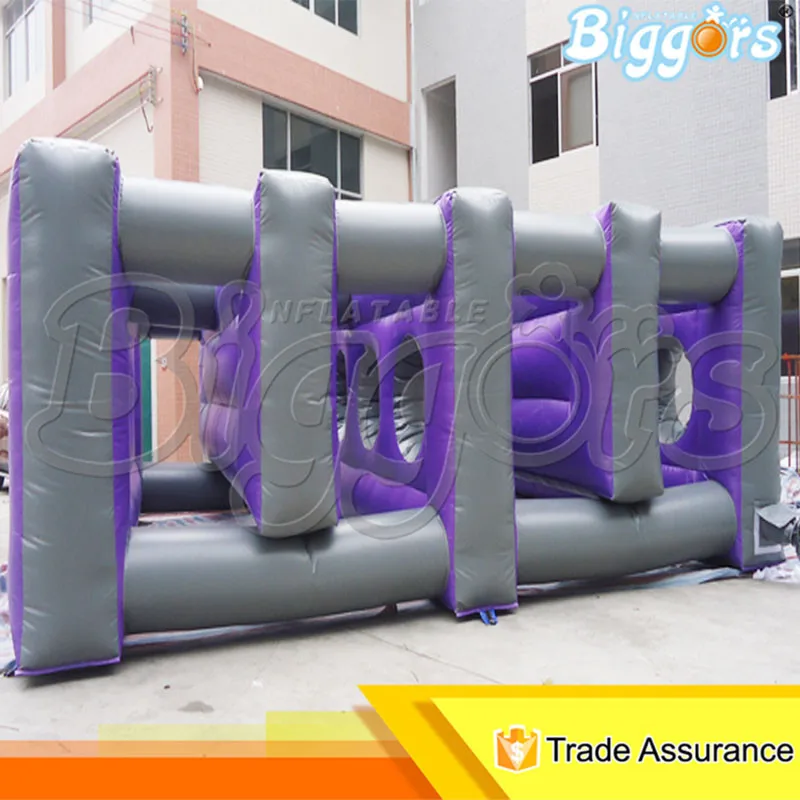 

Commercial Inflatable Obstacle Game Inflatable Obstacle Course Inflatable Interactive Challenge Game With Blowers