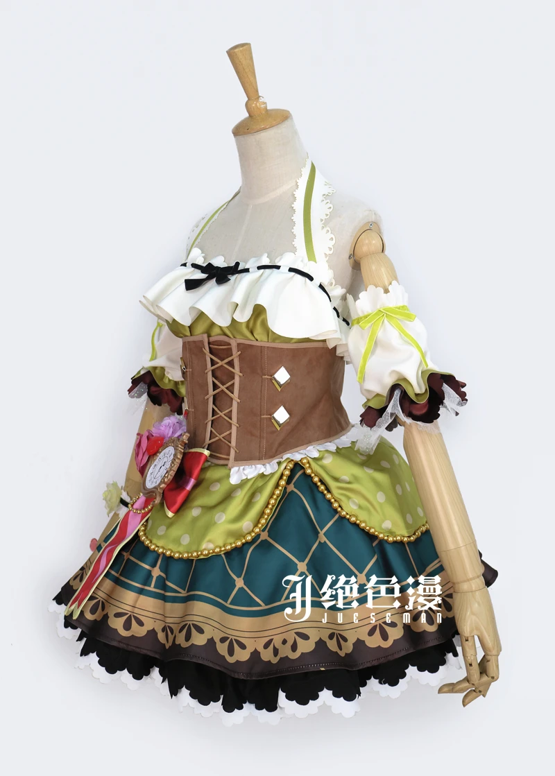Любовь жить! Солнце! Aqours Валентина боготворили Горничной Лолита форма Косплэй костюм