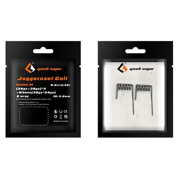 Оригинальный 5 упак./лот Geekvape готовые Juggernaut KA1 катушка 2 ⑤ упак. электронная