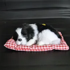 Автомобиль игрушки для приборной панели украшения для автомобиля Спящая собака имитация щенка плюшевая кукла для автомобиля Авто Декор Детский подарок Симпатичные авто аксессуары интерьер