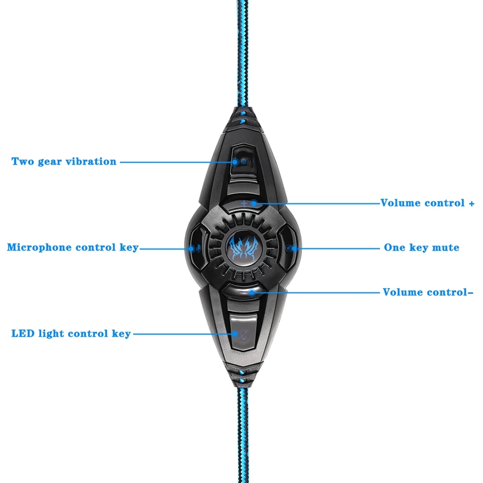 KOTION каждый G7000 USB Игровые наушники С микрофоном 7 1 Surround Sound стерео вибрации