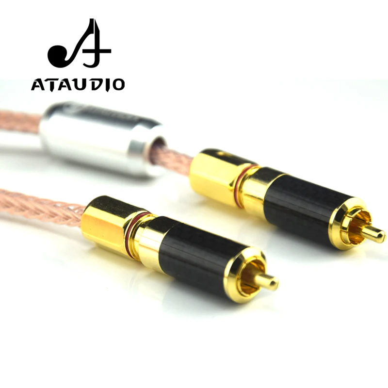 Цифровой коаксиальный кабель ATAUDIO Hi Fi RCA 75 Ом сабвуфер|rca to rca|rca toto rca |