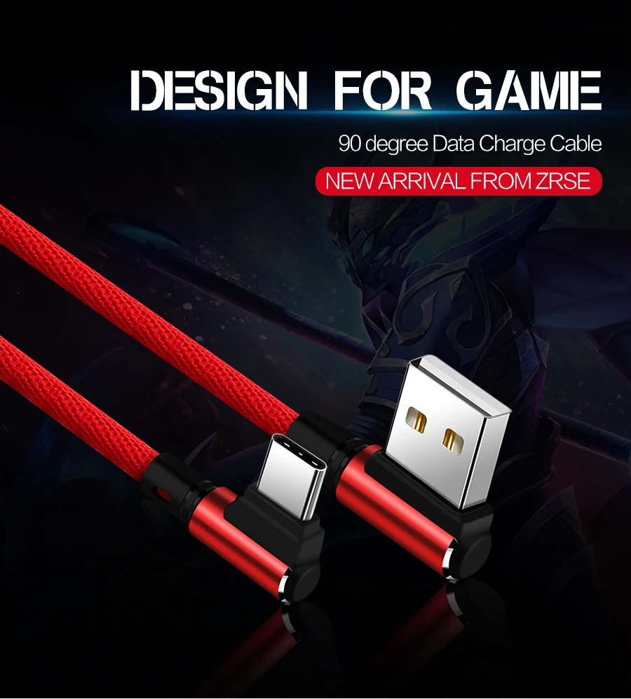 Кабель usb type C для samsung Galaxy A30 A40 A50 90 градусов Реверсивный плетеный кабель type-C для зарядки данных для Oneplus 7 Pro 6 6 T 5 T 5 T