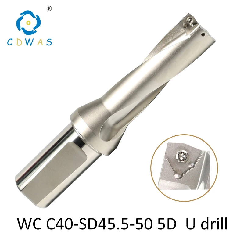 WC C40 SD45.5 46 мм 47 48 49 50 5D U сверлильные неглубокие отверстия Сменные вставки сверла