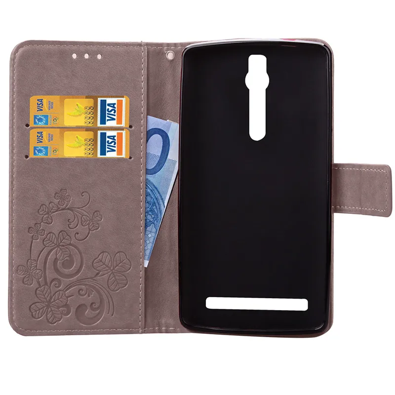 Jfvnsun чехол для Asus Zenfone 2 ZE551ML новый лист клевера цветочным узором Бумажник Стенд