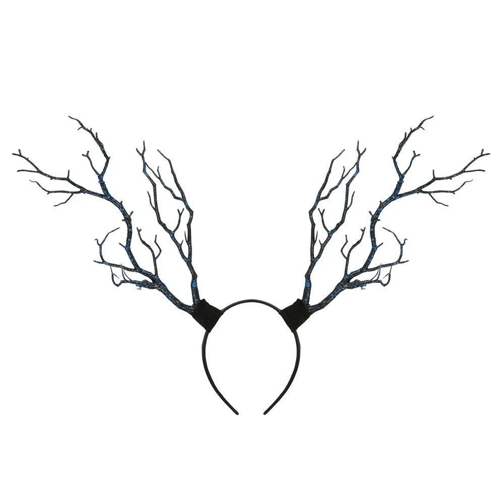 

Gothic Deer Antlers Horn Headband Steampunk Cosplay Vintage Hair Hoop Hair Accessory