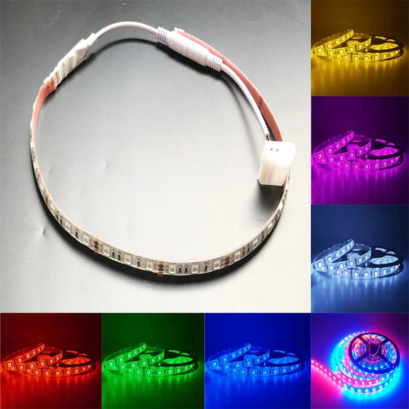 Горячая RGB Светодиодная лента лампа 5050 SMD водонепроницаемый большой 4PIN DC 12V PC