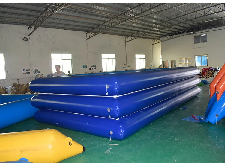 

inflatable swimming pool three layer pool with customized size