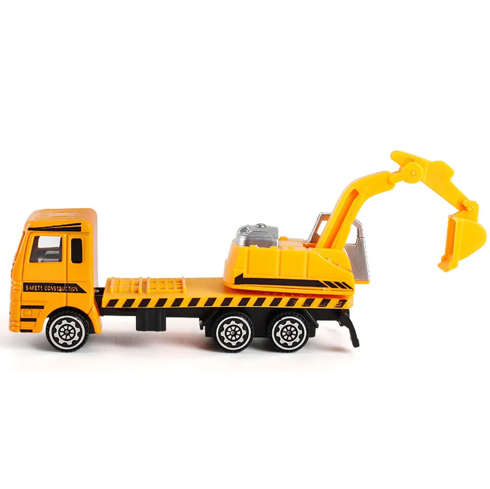 Kids Fun Toy New Years Gift Alloy Engineering Mining Car Truck Children's Birthday Excavation Works Model For Boy |