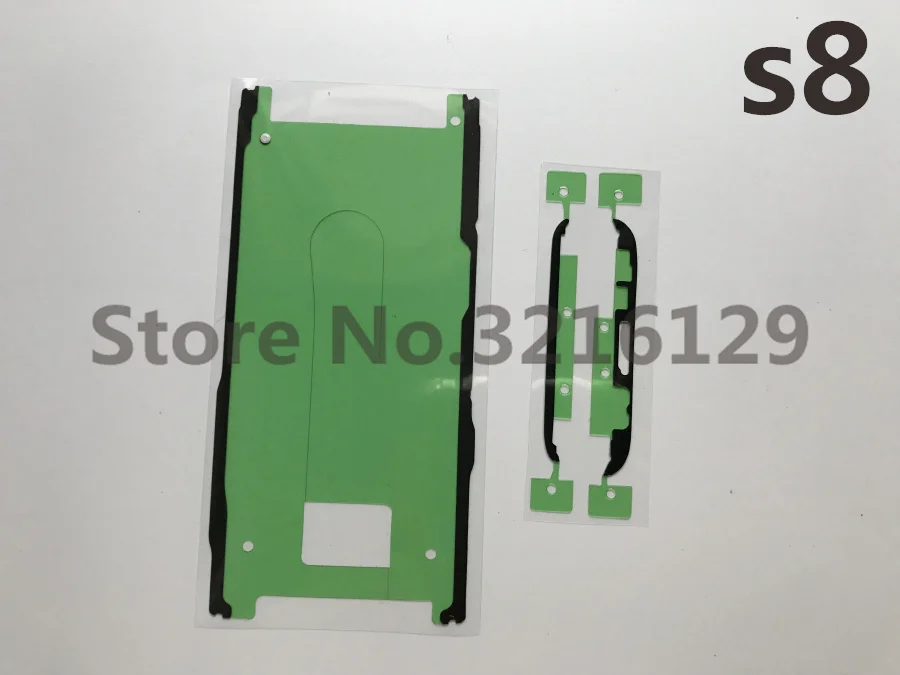 

100set/lot Original New For Samsung Galaxy S8 Edge G950 G950f s8 plus LCD Display Screen Frame 3M Sticker Adhesive Glue Tape