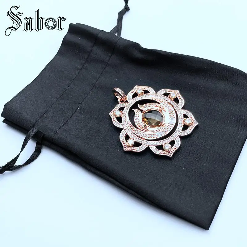 Подвеска SPLENIC CHAKRA, 925 пробы, серебро, для женщин, девушек, богемное ювелирное изделие, подарок на удачу, подвеска, подходит для звеньев, ожерелье thomas
